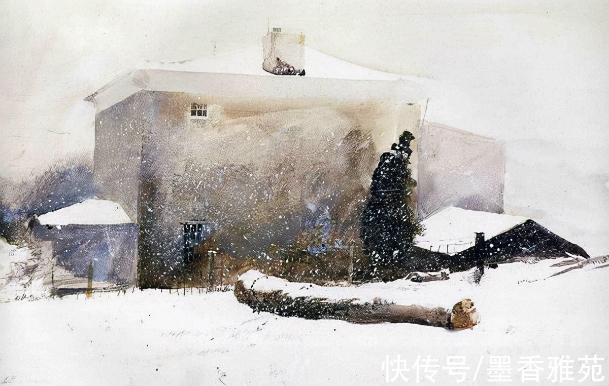 画家$美国最伟大的画家安德鲁怀斯,瞒着妻子用15年偷画一个女人