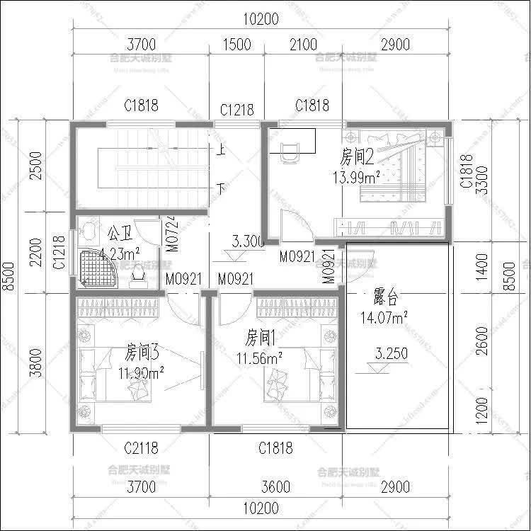 别墅|两款占地90平左右二层别墅,造价20来万,农村人人都盖得起