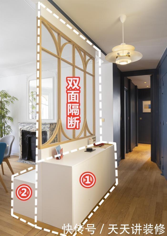 柜体|这才是隔断中的王者,双面设计实现三重功能,装在玄关太好看了