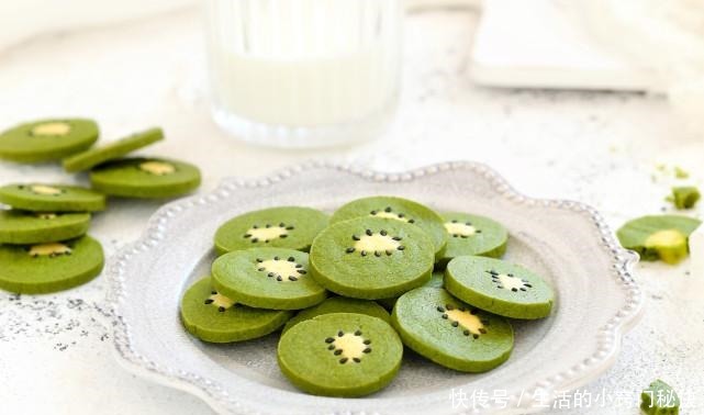 酥脆|仿真猕猴桃饼干,清新酥脆好吃又好看,孩子都不舍得下嘴,赶快做