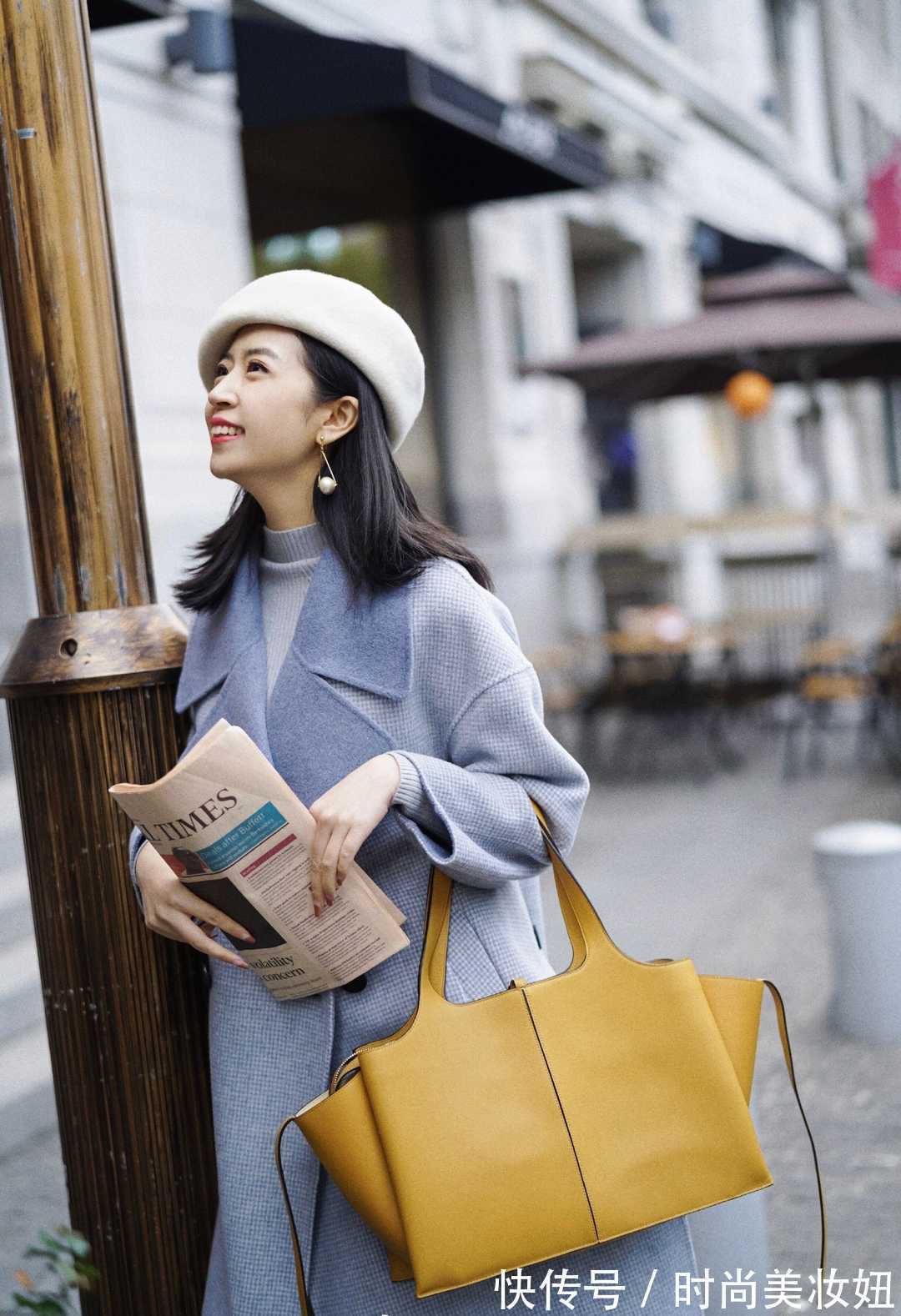 搭配 “蓝+白”是我见过最显气质的搭配,看三木治愈系穿搭,优雅气质