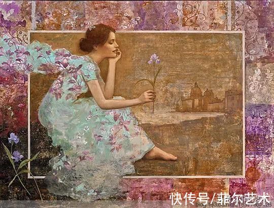 弗朗索瓦|法国艺术家弗朗索瓦的油画作品，如梦似幻的唯美视觉