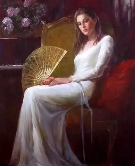 中国艺术&美国华裔画家将国画意境融入人体油画,展现出别样之美