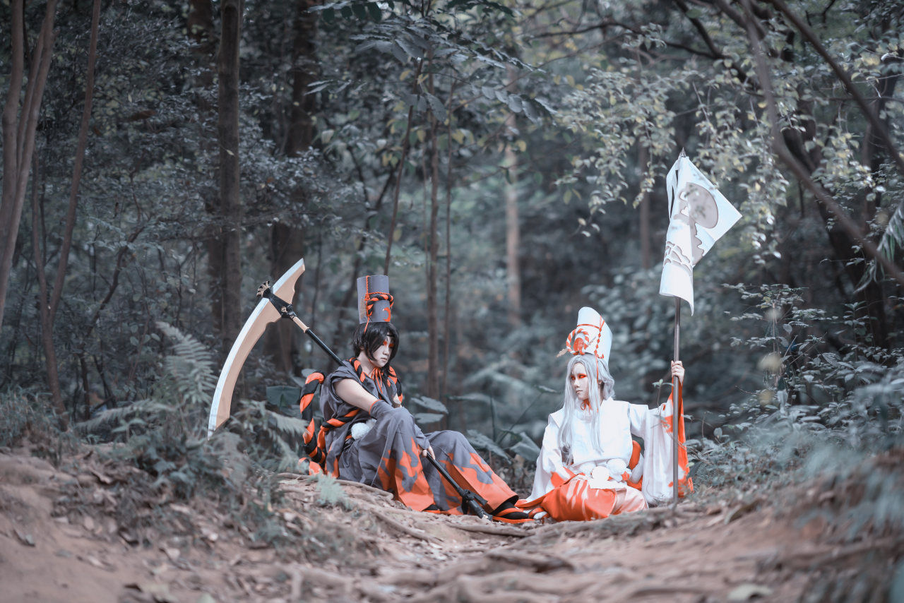 阴阳师|阴阳师鬼使黑白Cosplay