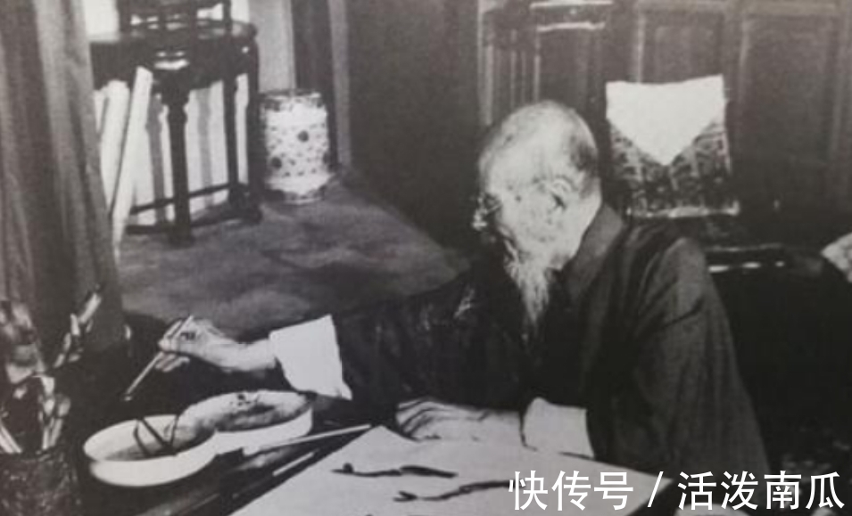 毛主席!齐白石赠毛主席一幅画,酒后又欲抢回,主席:不行,上面有我名字