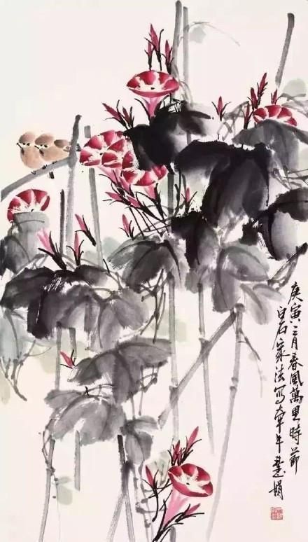 绘画@齐慧娟绘画进步明显,风格有望超过爷爷齐白石,真是后生可畏