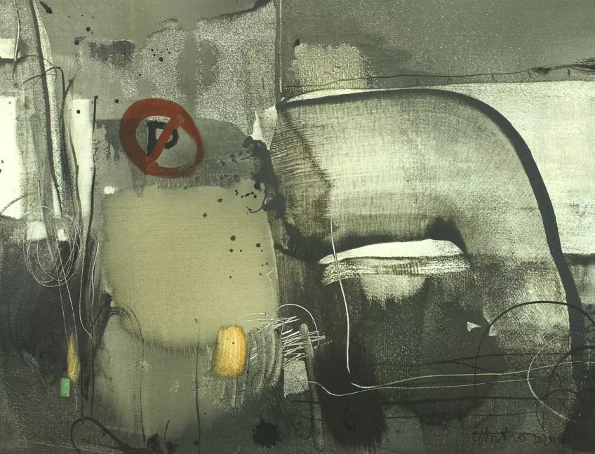 薄暮#[第七届庐山水彩节邀请嘉宾]姚波艺术作品展