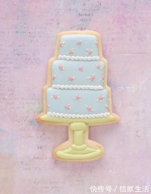 饼干|美到舍不得吃!甜品师手作花砖饼干,救救老夫的少女心!