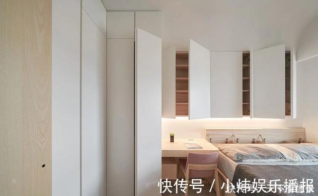 屋主|49㎡的小家,客厅坚持不打柜子,舍弃茶几和电视柜,超级显大!