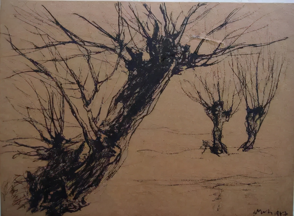 画稿!吴作人吴老先生画稿