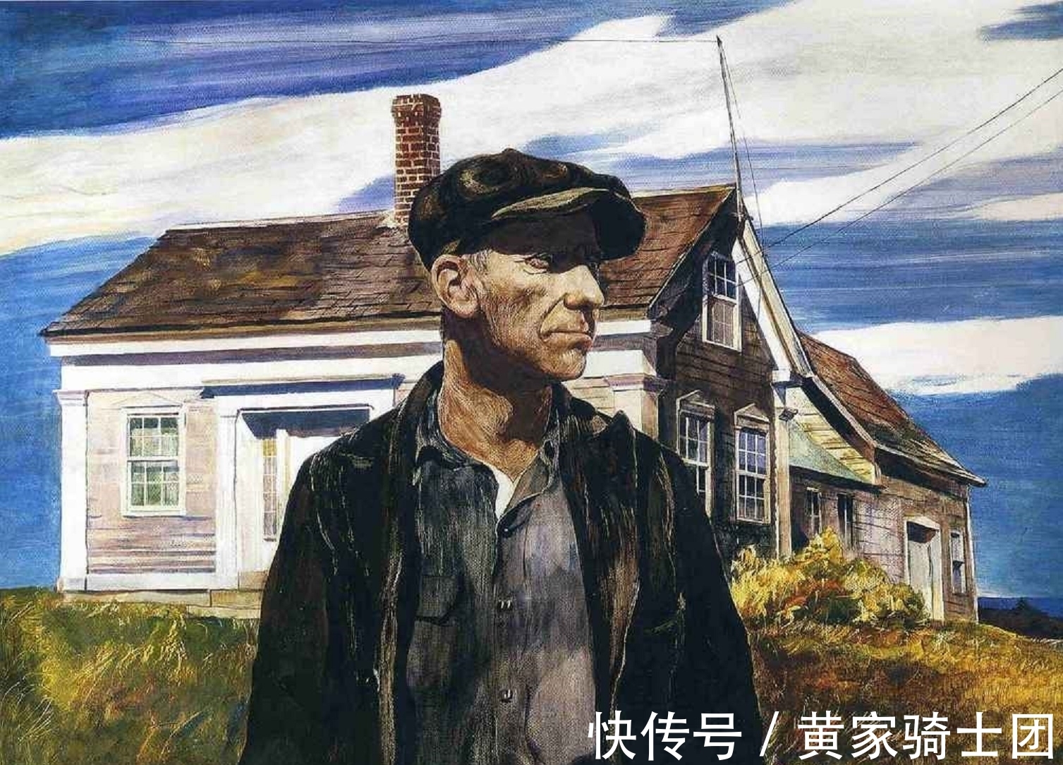 肖像画&十五年间给邻居画了200多幅人体画——天赋异禀的画家安德鲁·怀斯