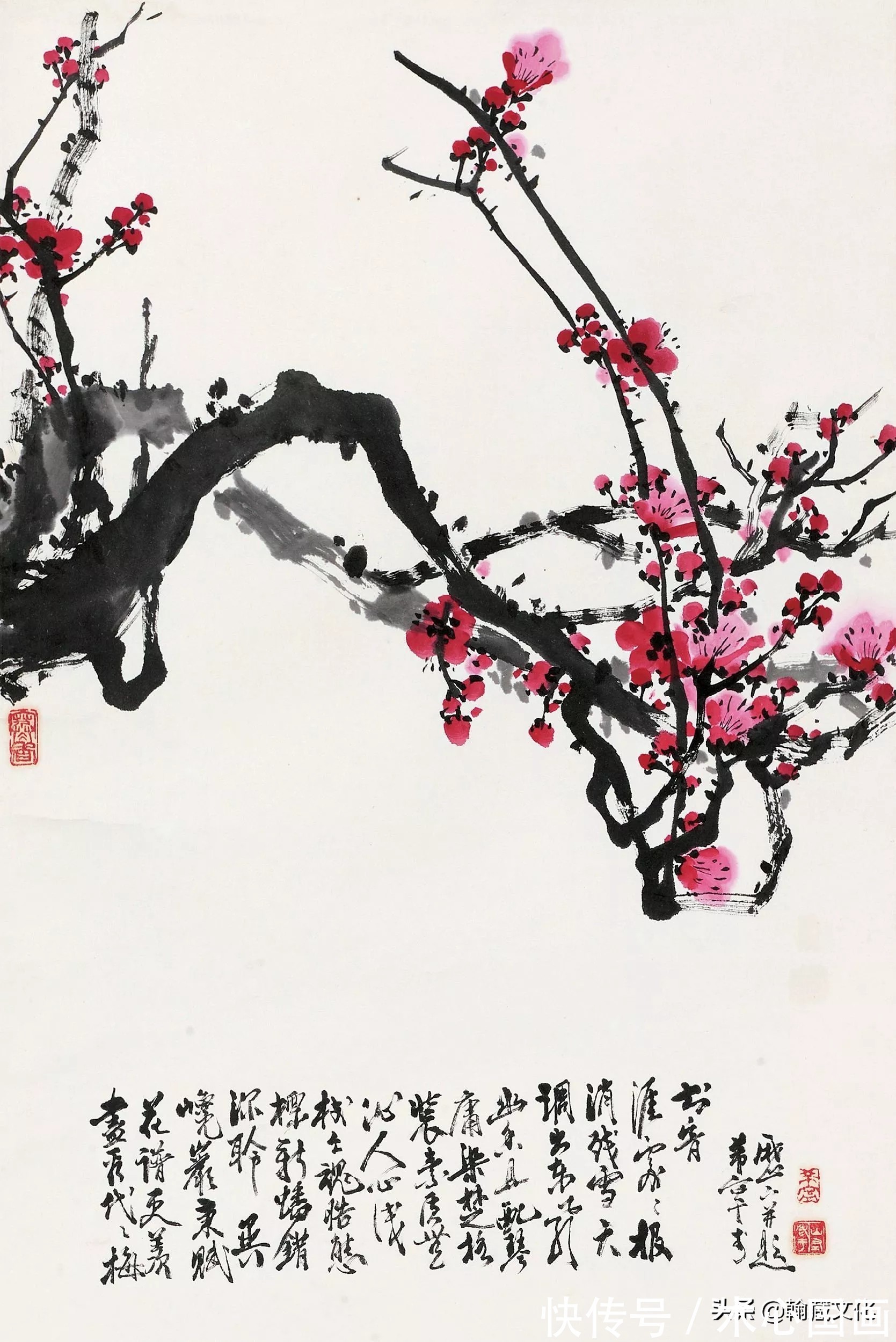 正气浩然!“梅痴”于希宁的诗与画:铁骨寒梅颂国魂