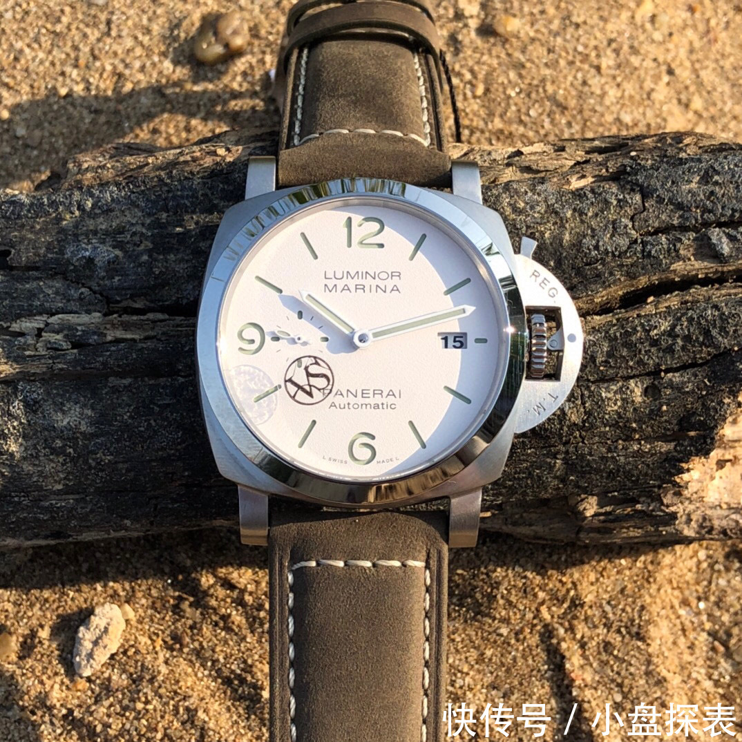 盘面|VS沛纳海pam1314白色三明治表盘腕表