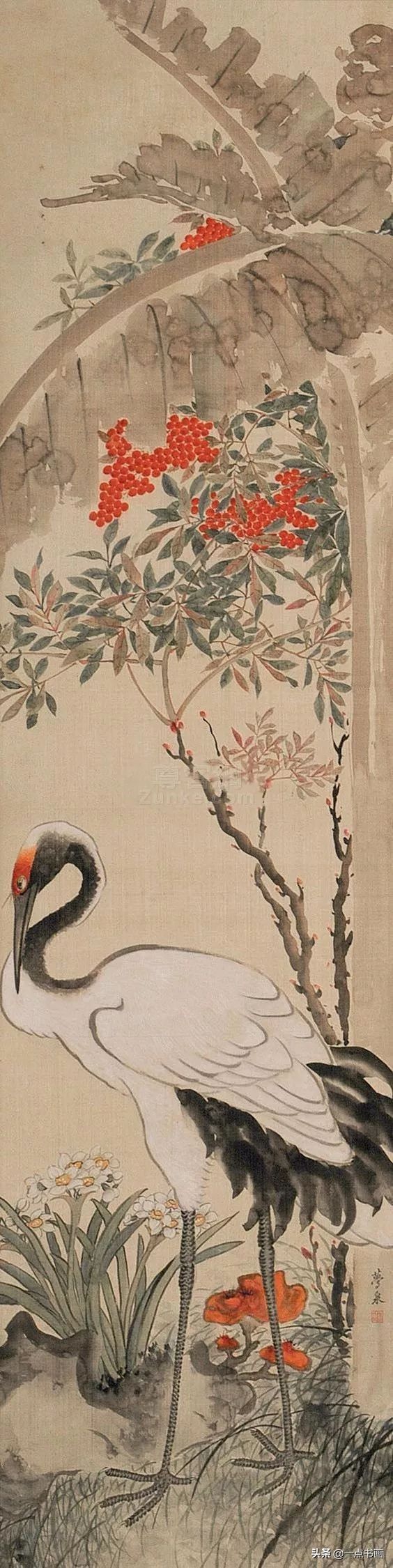 嘉树堂！清代海派 朱熊 花鸟作品欣赏