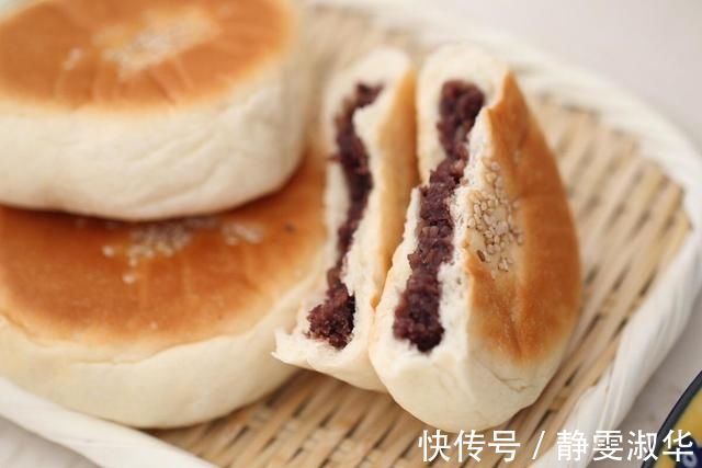 面团|松软馅多的日式红豆包,一定要学的水合法,你学会了吗?