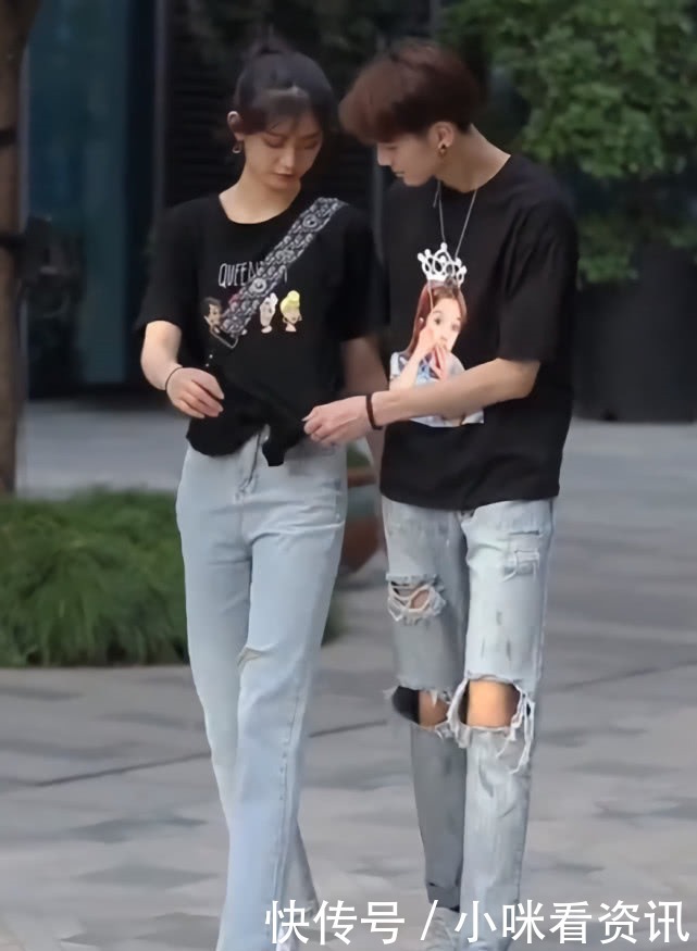 这对情侣真“潮”，裤子两人换着穿，同款长腿省钱省事又省心！