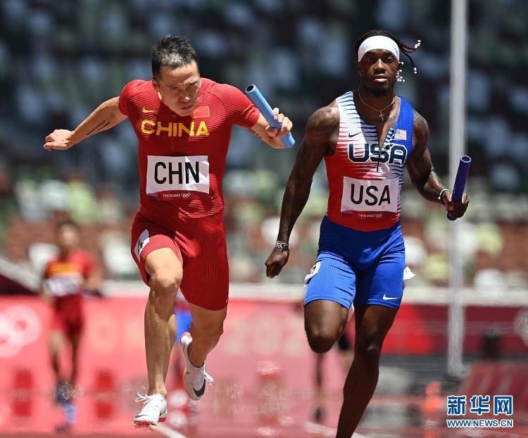 竞技场|男子4x100米接力：中国队晋级决赛