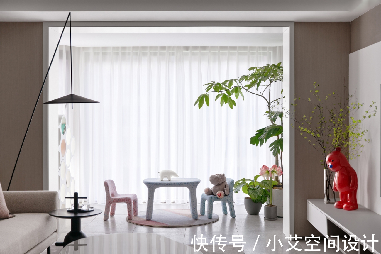 童趣|180㎡现代风软装设计，以爱筑造有童趣的家！