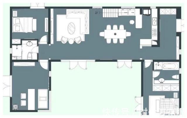 客餐厅|禅意中式风格的复式小院，人人都想拥有它，给心灵放个假吧！