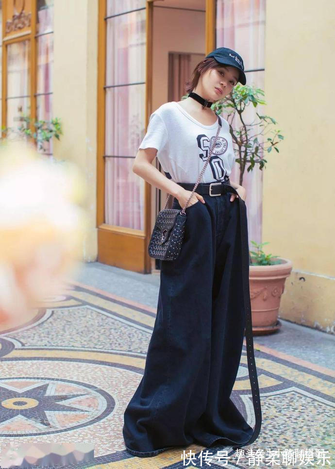 低腰裤 腿粗的女生不要愁,阔腿裤洋气又高级,穿对了不仅显瘦腿还长