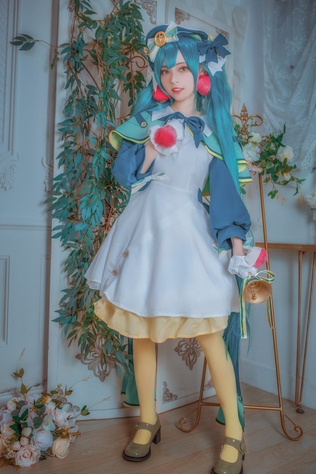 初音|cos：初音未来MIKU冬装