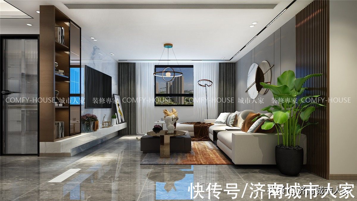 伟东新都|伟东新都两室两厅装修效果图