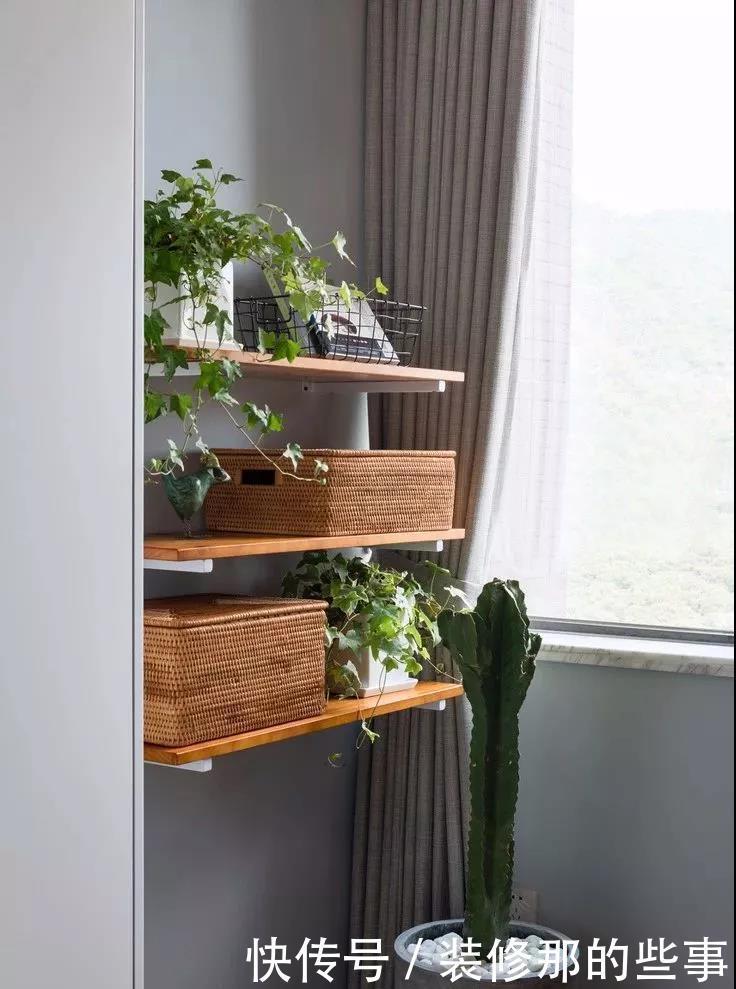 防腐木|86㎡北欧风,复古家具+绿植简直绝配,浪漫的家居氛围