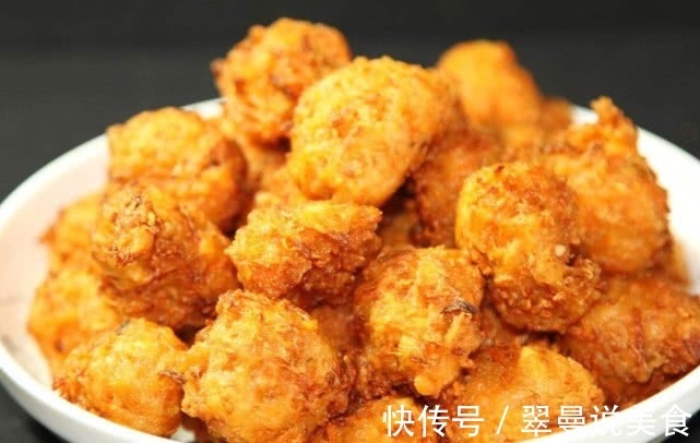 炸肉丸子时,掌握3个技巧,炸出的肉丸子外酥里嫩,越吃越香