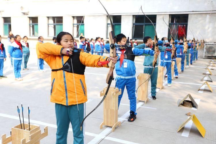 淄博|射箭项目首次在淄博小学落地普及