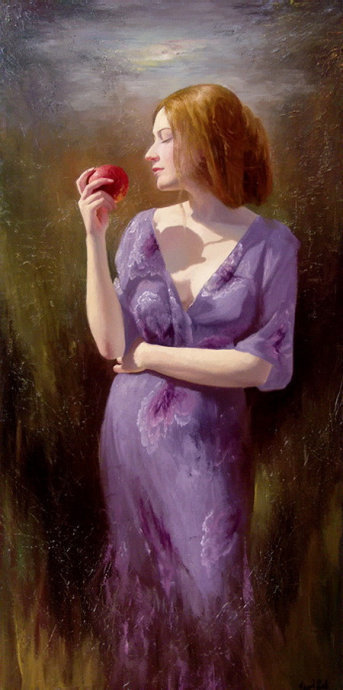 喀拉刨柯#乌克兰画家喀拉刨柯唯美油画,看了真享受!