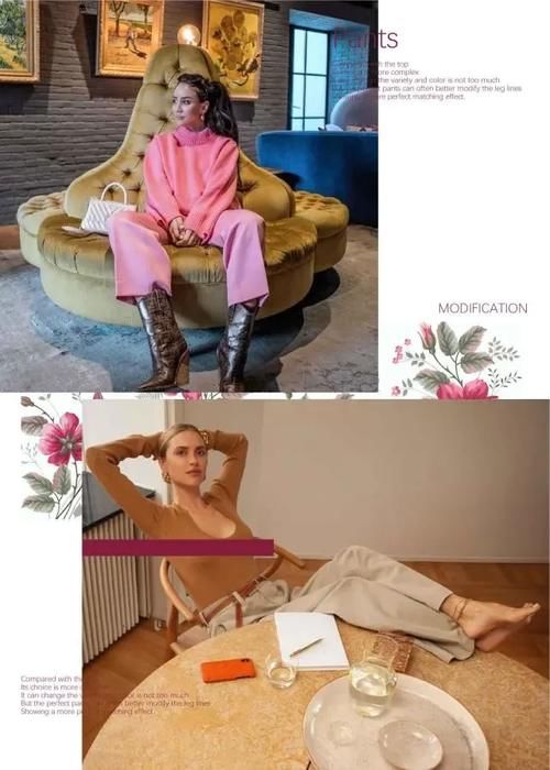 最近火了一种显高穿法，叫毛衣+阔腿裤，小个子也能穿出大气场