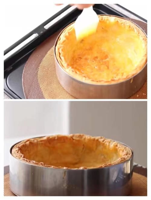  法式蛋奶派，酥脆派皮配上蛋白糊，细腻香甜如牛奶般丝滑