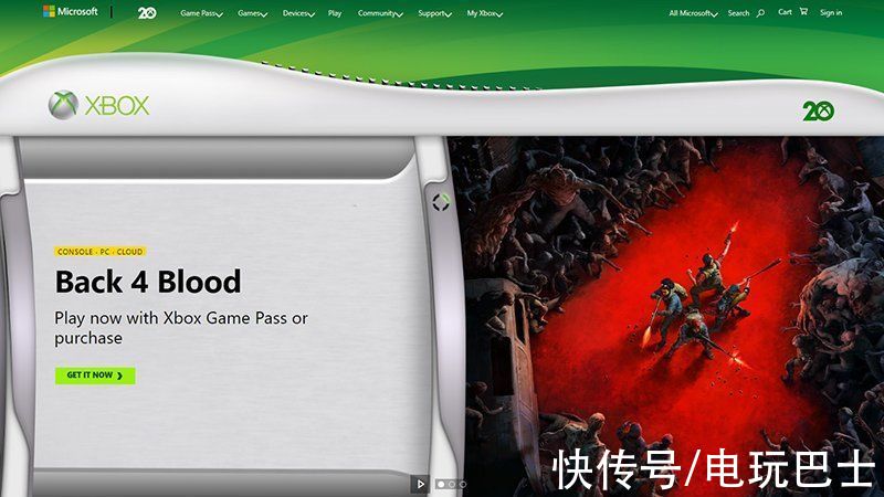 界面|Xbox官网更换界面 设计灵感来源于Xbox 360