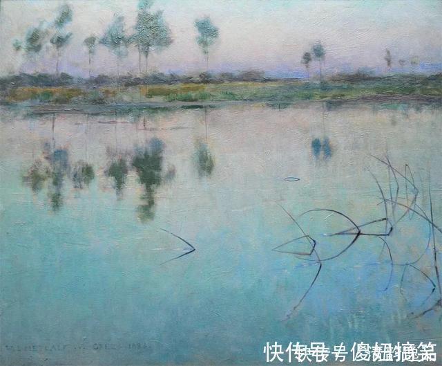 梅特卡夫|美国著名画家，威拉德·梅特卡夫，风景油画作品欣赏