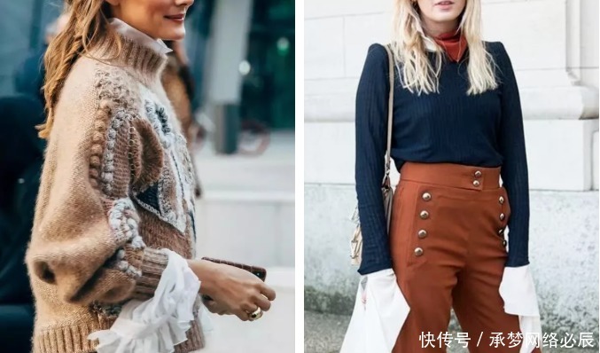 “毛衣+衬衫”叠穿,冬日绝美搭配,这样穿真的美翻了!
