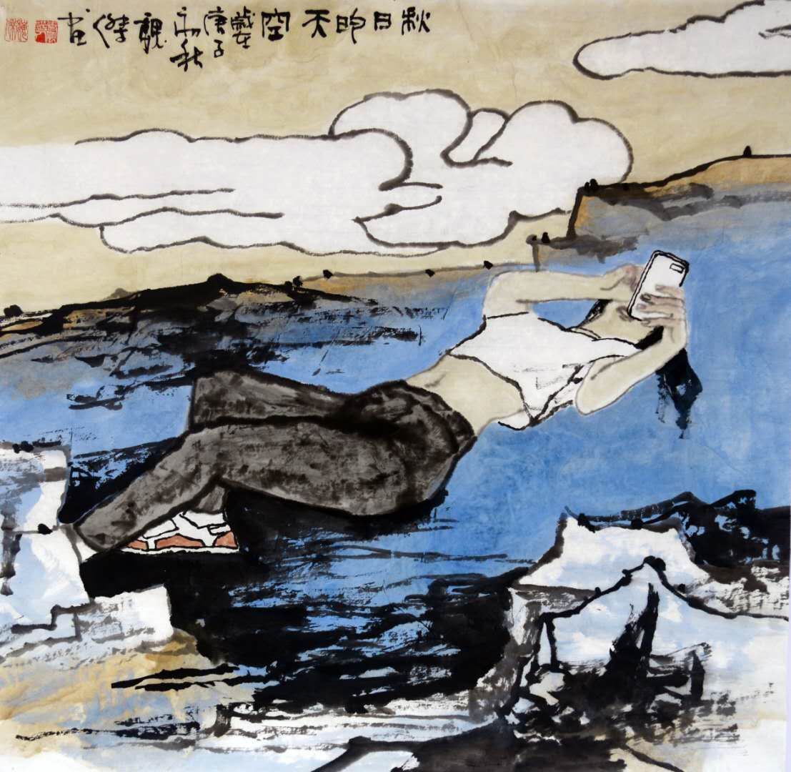 水墨|国画家魏杰先生2020年秋最新中国画作品欣赏