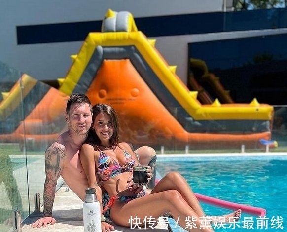 蒂亚戈|甜!梅西与爱妻阿根廷度假泳池嬉戏,安妞生三娃穿比基尼身材火辣
