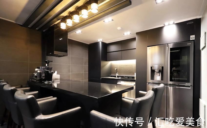 黑色|120㎡现代高级黑,硬装+软装耗资40万,看似单调,实际20年不过时