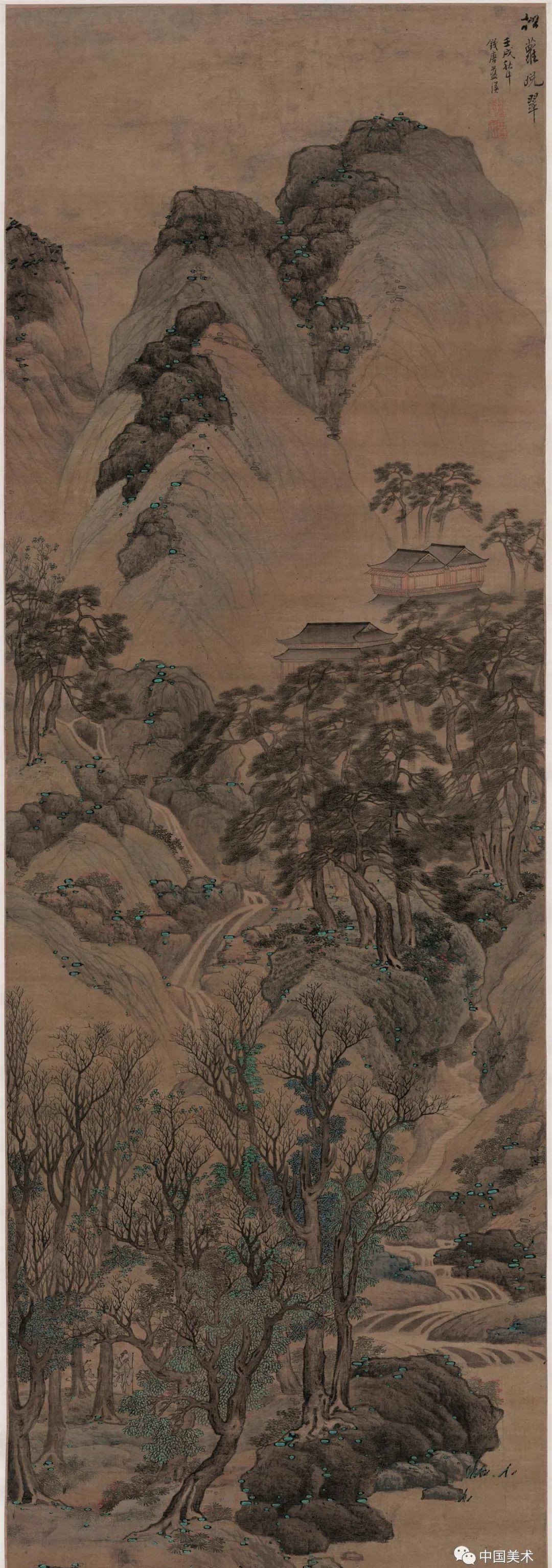 职业画家|他的老师是董其昌,学生是陈洪绶,开创著名的“武林画派”