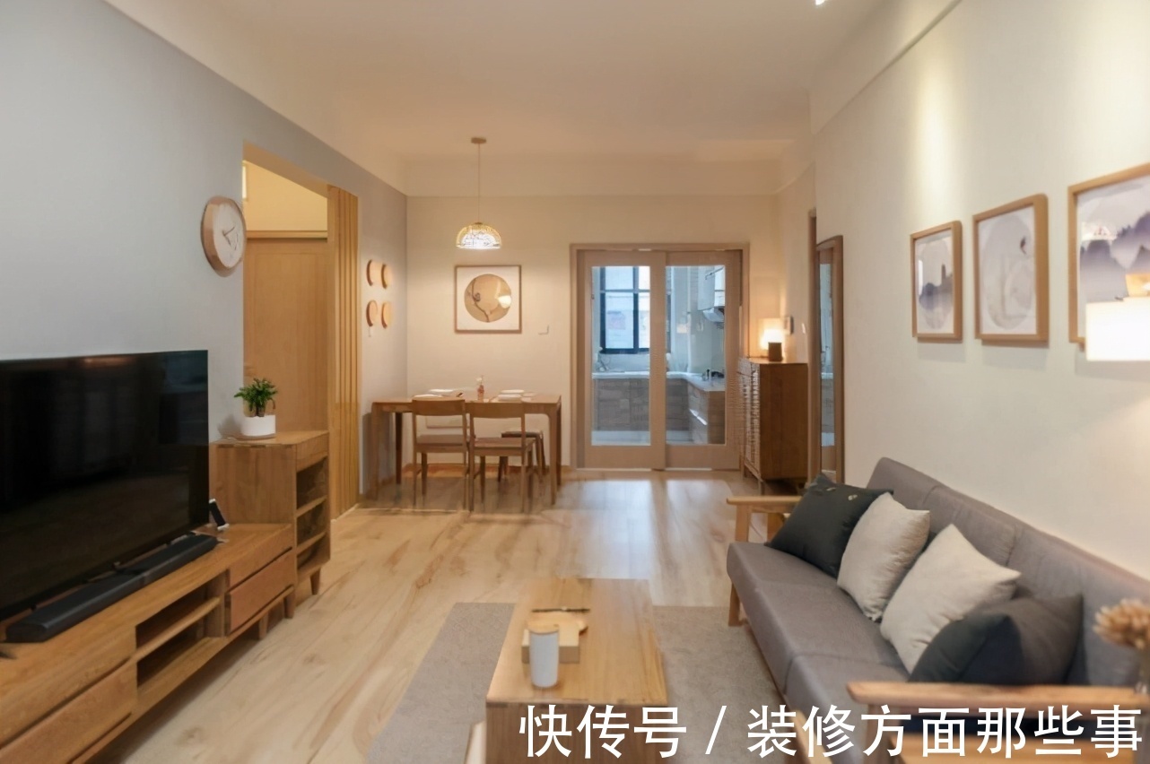 原木|91平简洁原木日式风二居室,简而精的住宅空间,温馨舒适