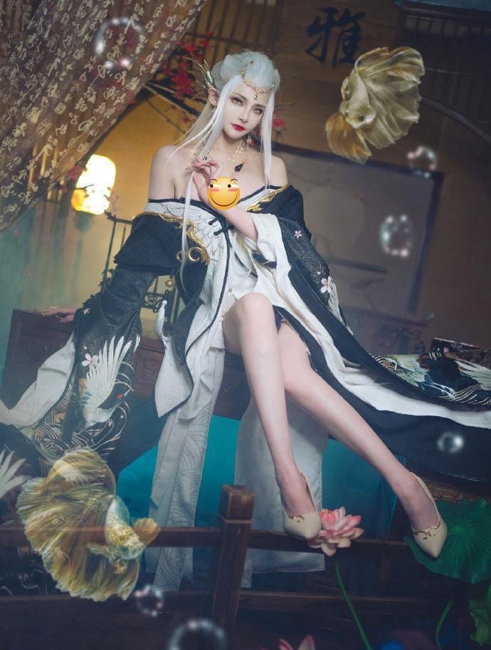 玉虚|腐团儿彻底败了,魔王Cos天谕手游灵虚,比游戏角色还要好看