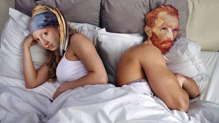 白雪公主!一组艺术家的疯狂照片拼贴画,白雪公主喝多也吐,建国的发现