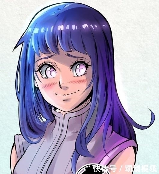 巨人|画师大佬用9种方式画雏田,火影版依然美,JOJO版被吐槽