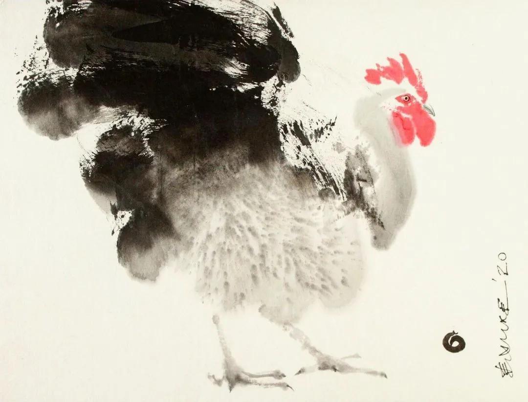 专画国画的老外,竟被10万人狂热追捧,看完作品立马佩服不已