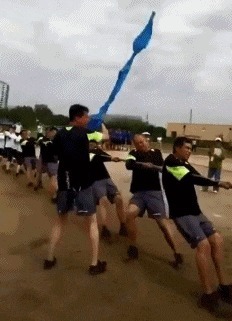 |搞笑GIF:夫妻在一起工作,这样才会更有安全感