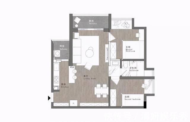 吊顶|80㎡装完仅5.5万，全屋乳胶漆不吊顶不做造型，颜值却相当高