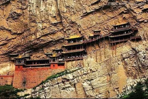 古寺|中国古寺千年奇迹，中国人在空中建起一座寺庙，创造世界建筑史上的奇迹