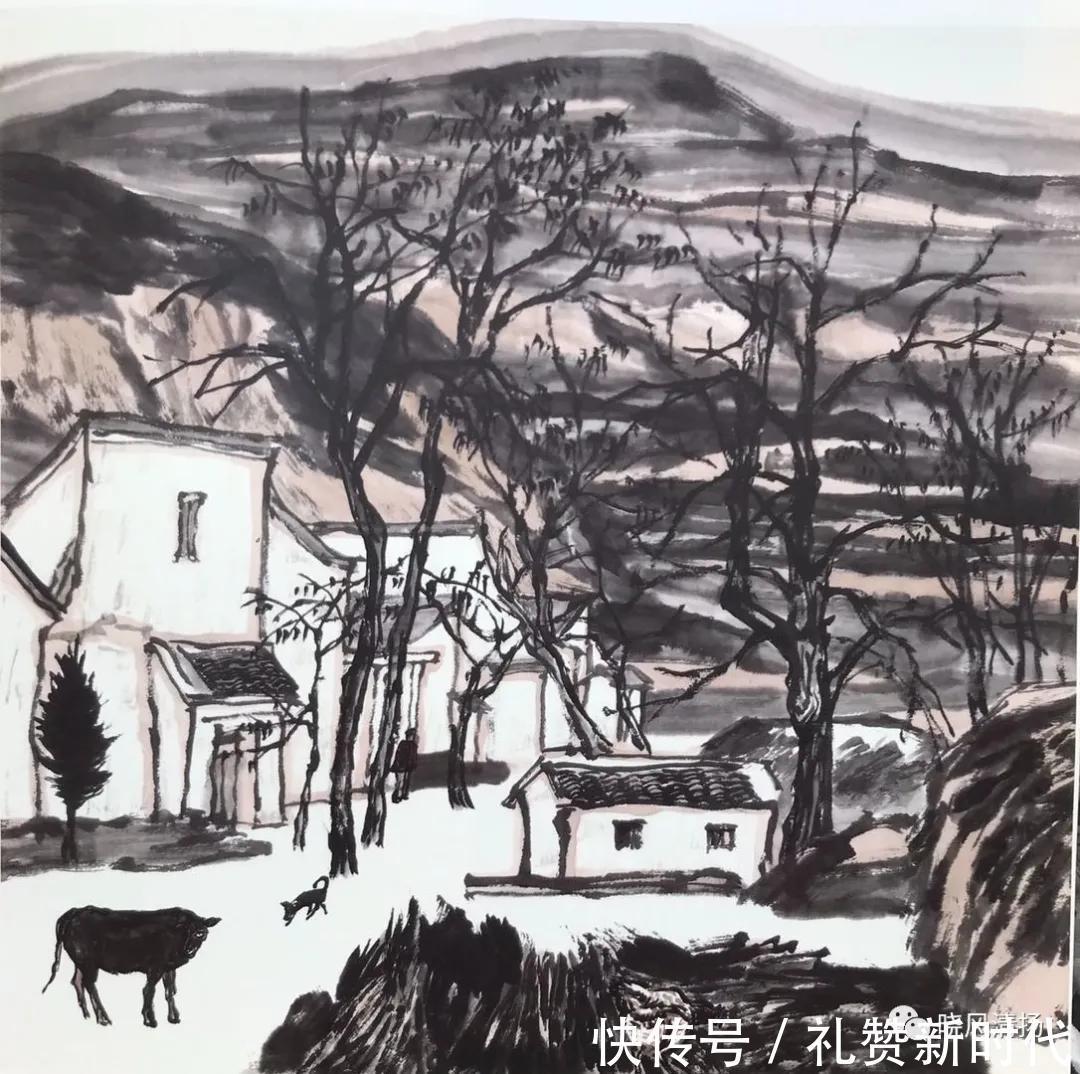 高原&艺术家高岩水墨画欣赏