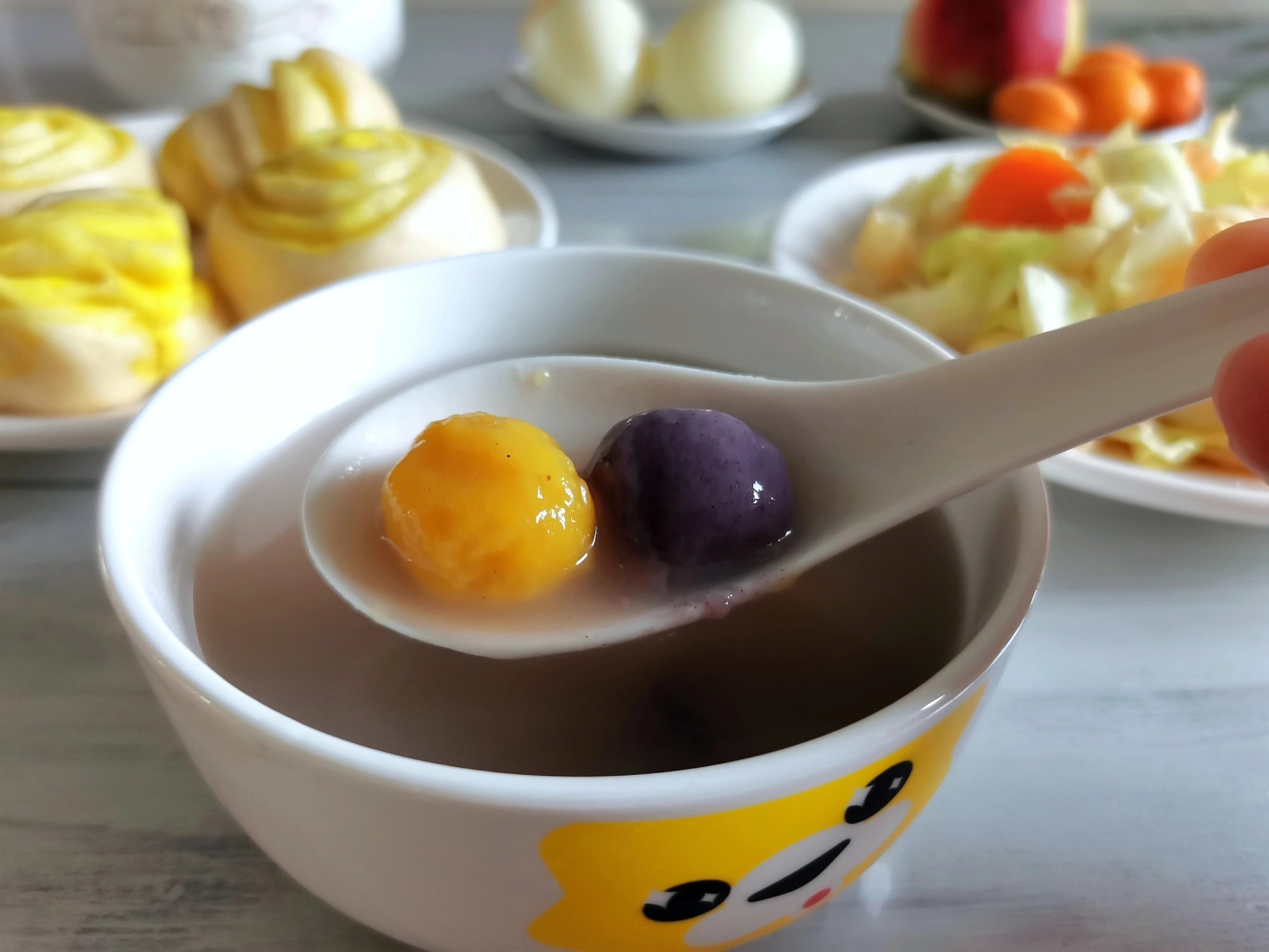 紫薯|晒我家5天清凉早餐，三伏天这样吃早餐，不热舒服