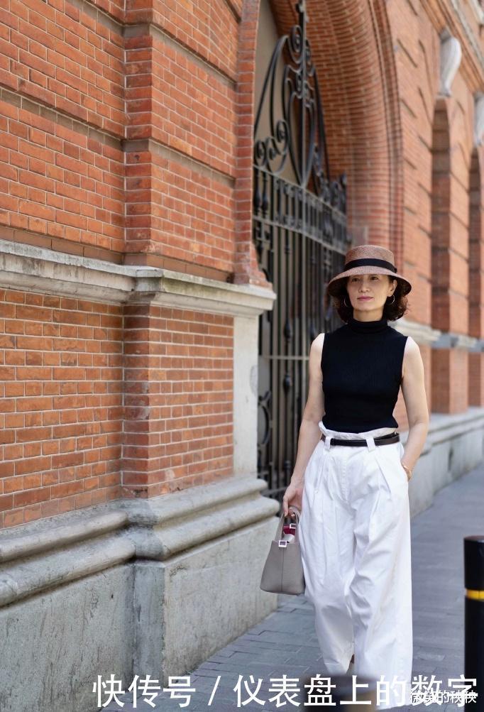 一穿阔腿裤就变“矮胖”57岁三木妈妈的“优雅搭配法”,值得学